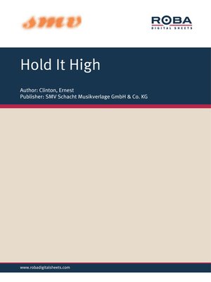 cover image of Hold It High